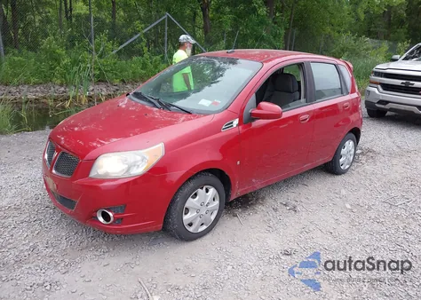 2009 Pontiac G3 из США, поврежденный, VIN KL2TD66E09B647915